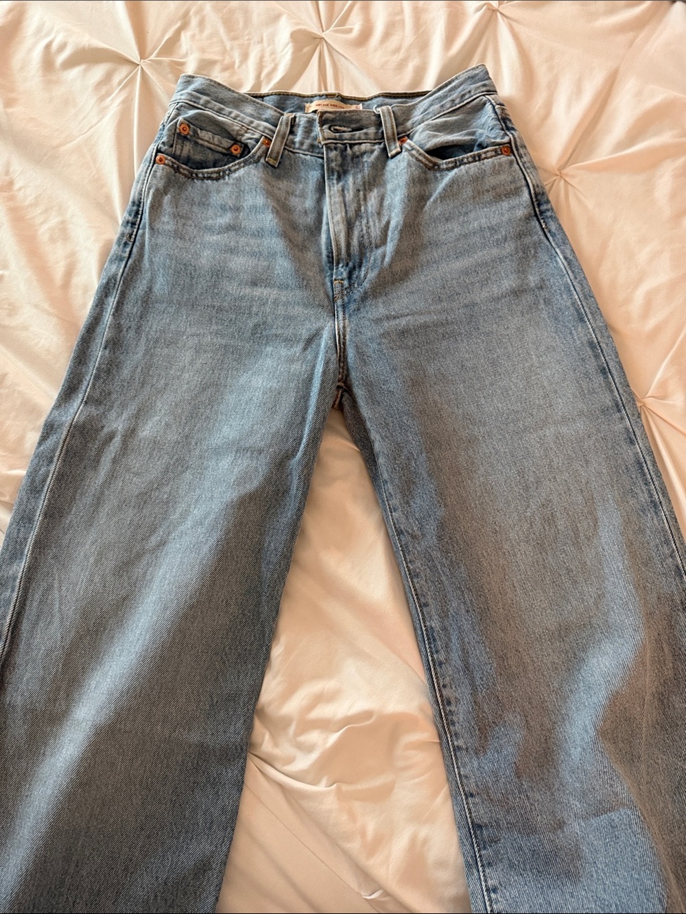 Levi's Women's Light Wash Wide Leg Jeans